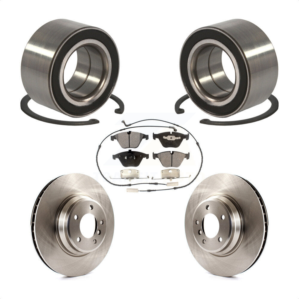 Kit de rotors et plaquettes de frein à disque de roulement de roue avant pour BMW 335i xDrive 335xi