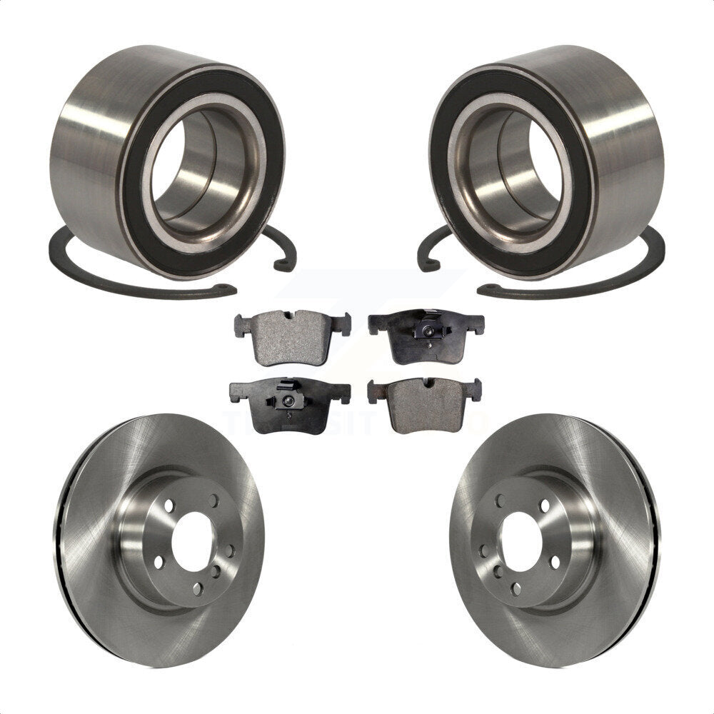 Kit de rotors de frein à disque et de plaquettes en céramique, roulement de roue avant, pour BMW X3 2011 – 2012
