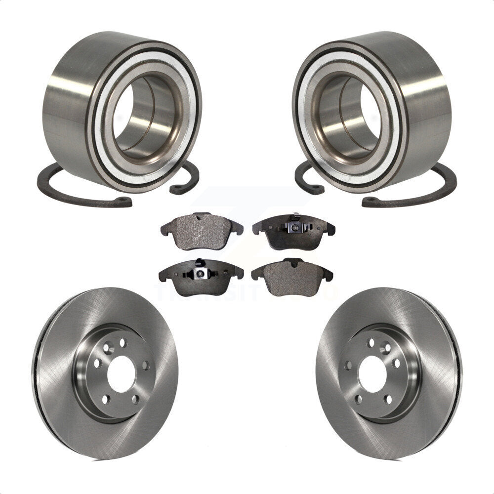 Kit de rotors de frein à disque à roulement avant et plaquettes en céramique pour Land Rover Range Evoqu