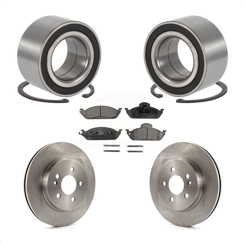 Kit de plaquettes de Rotor de frein à disque, roulement de roue avant, pour Mercedes-Benz ML320 ML350 ML43