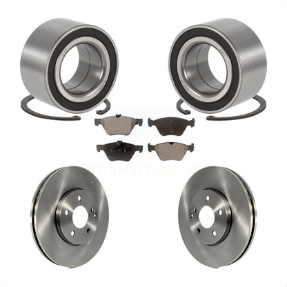 Kit de rotors et plaquettes de frein à disque de roulement de roue avant pour Mercedes-Benz E350 E320