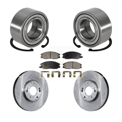 Kit de rotors et plaquettes de frein à disque de roulement de roue avant pour Kia Amanti 2004-2006