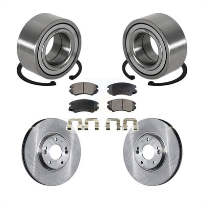 Kit de rotors et plaquettes de frein à disque, roulement de roue avant, pour Hyundai Azera Kia Amanti