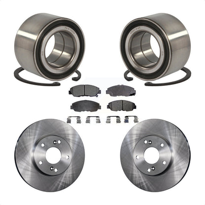 Kit de Rotor et plaquettes de frein à disque, roulement de roue avant, pour Honda Civic GX 2011 avec 1.8