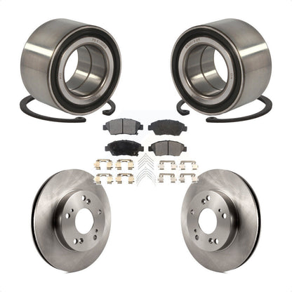 Kit de rotors et plaquettes de frein à disque, roulement de roue avant, pour Honda Civic Acura ILX