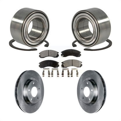Kit de Rotor et plaquettes de frein à disque, roulement de roue avant, pour Mitsubishi Lancer FW 2017