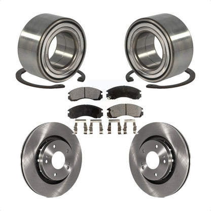 Kit de Rotor et de plaquettes de frein, roulement de roue avant, pour Mitsubishi Outlander PHEV Lance