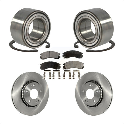 Kit de plaquettes de Rotor de frein, roulement de roue avant, pour Mitsubishi Lancer Ralliart avec AW