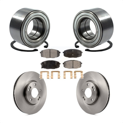 Kit de Rotors et plaquettes de frein à disque, roulement de roue avant, pour Kia Forte koup Forte5