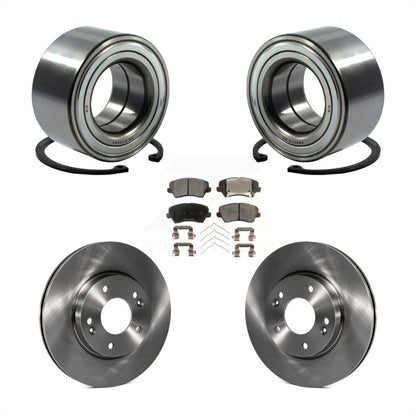 Kit de plaquettes de Rotor de frein, roulement de roue avant, pour Kia Forte Hyundai Elantra GT Forte