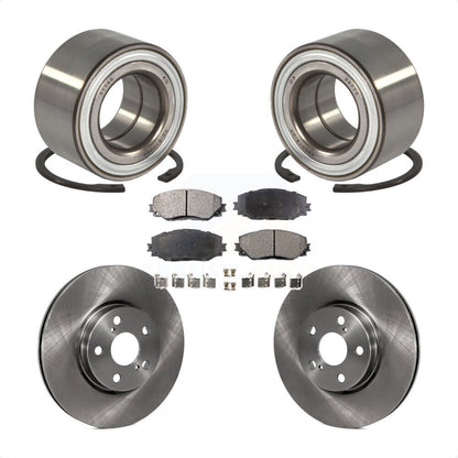 Kit de rotor de frein à disque et de plaquettes en céramique, roulement de roue avant, pour Scion x 2008 – 2014