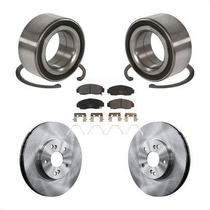 Kit de rotors et plaquettes de frein à disque, roulement de roue avant, pour Honda Accord Acura TSX