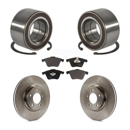 Kit de rotors de frein à disque et de plaquettes en céramique, roulement de roue avant, pour Mazda 3