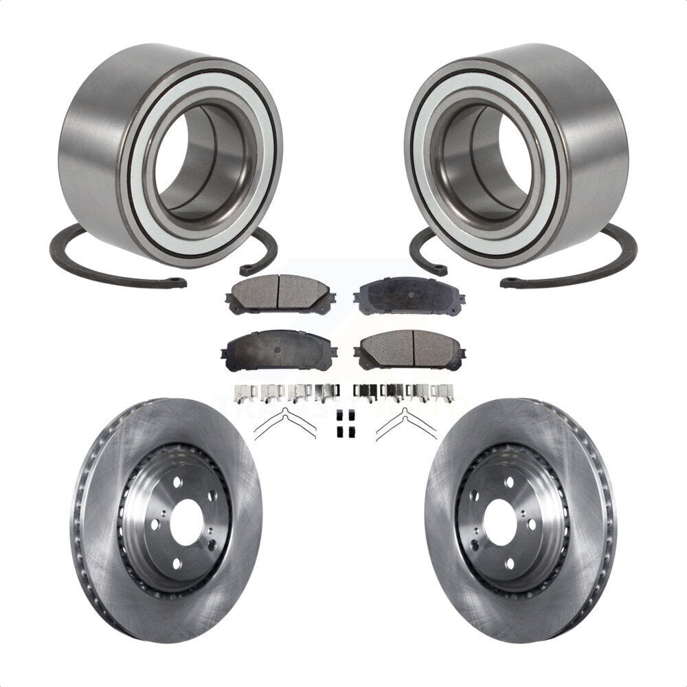 Kit de plaquettes de Rotor de frein, roulement de roue avant, pour Toyota Highlander Sienna Lexus RX35