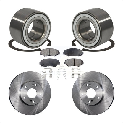 Kit de rotors de frein à disque et de plaquettes en céramique, roulement de roue avant, pour Honda CR-Z 2016