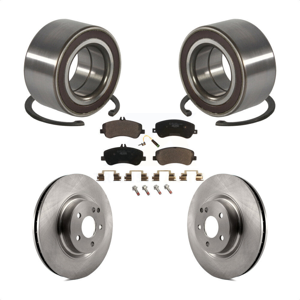 Kit de Rotor et de plaquettes de frein à disque, roulement de roue avant, pour Mercedes-Benz GLK350 GLK25