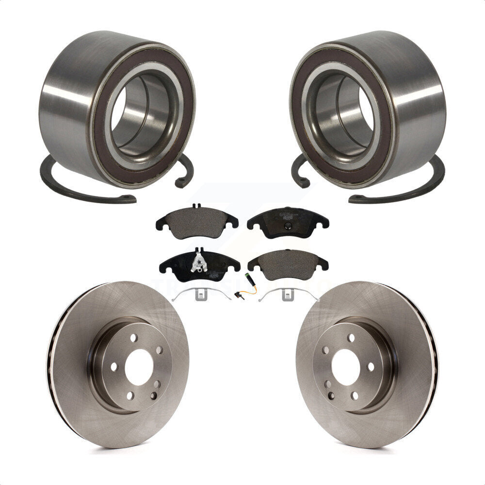 Kit de Rotor et plaquettes de frein de roulement de roue avant, pour Mercedes-Benz C300 E350 C350 E40