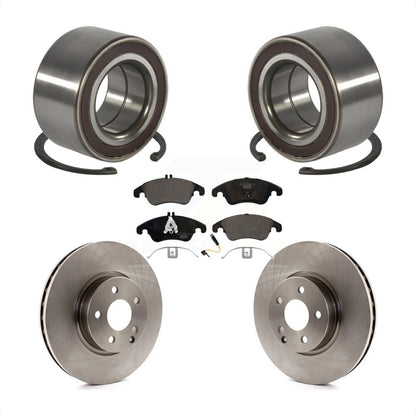 Kit de Rotor et plaquettes de frein de roulement de roue avant, pour Mercedes-Benz C300 E350 C350 E40