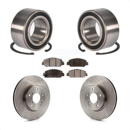 Kit de rotors de frein à disque et de plaquettes en céramique, roulement de roue avant, pour Honda Accord