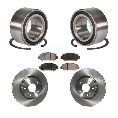Kit de rotors de frein à disque et de plaquettes en céramique, roulement de roue avant, pour Honda Accord