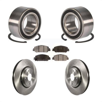 Kit de rotors de frein à disque et de plaquettes en céramique, roulement de roue avant, pour Honda Accord