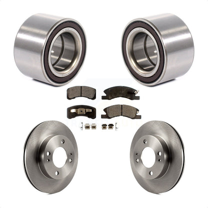 Kit de rotor et de plaquettes de frein à disque, roulement de roue avant, pour Mitsubishi Mirag 2014 – 2015