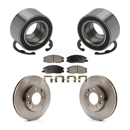 Kit de rotors de frein à disque et de plaquettes en céramique, roulement de roue avant, pour Kia Sedona