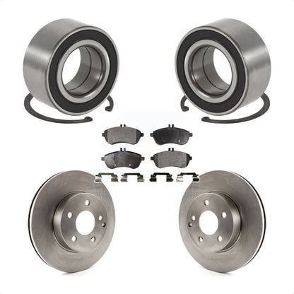 Kit de rotors et plaquettes de frein à disque de roulement de roue avant pour Mercedes-Benz C250 AWD