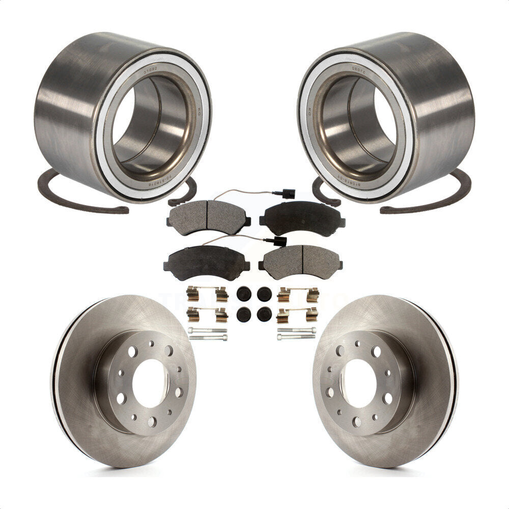 Kit de Rotor et plaquettes de frein à disque, roulement de roue avant, pour Ram ProMaster 2500 3500 150