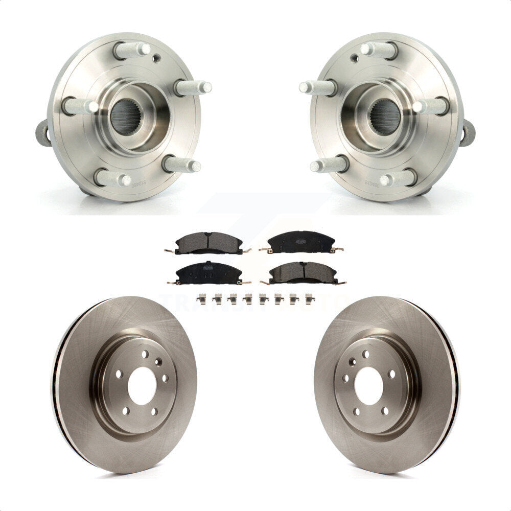 Kit de Rotor et de plaquettes de frein, roulement de moyeu avant, pour Ford Explorer avec frein robuste