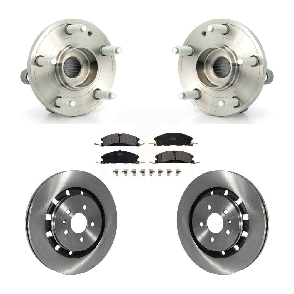Kit de plaquettes de Rotor de frein à disque, roulement de moyeu avant, pour Ford Explorer Police Intercepto