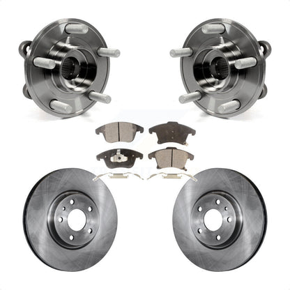 Kit de plaquettes de Rotor de frein à disque, ensemble de roulements de moyeu avant, pour Ford Fusion Lincoln MK