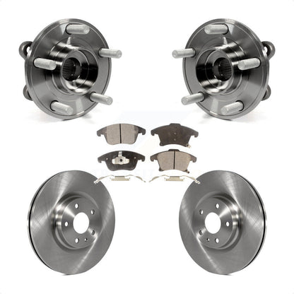 Kit de plaquettes de Rotor de frein à disque, ensemble de roulements de moyeu avant, pour Ford Fusion Lincoln MK