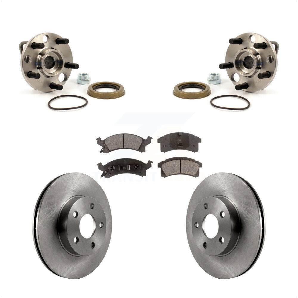 Kit de plaquettes de Rotor de frein, roulement de moyeu avant, pour Chevrolet Cavalier Pontiac Sunfire A