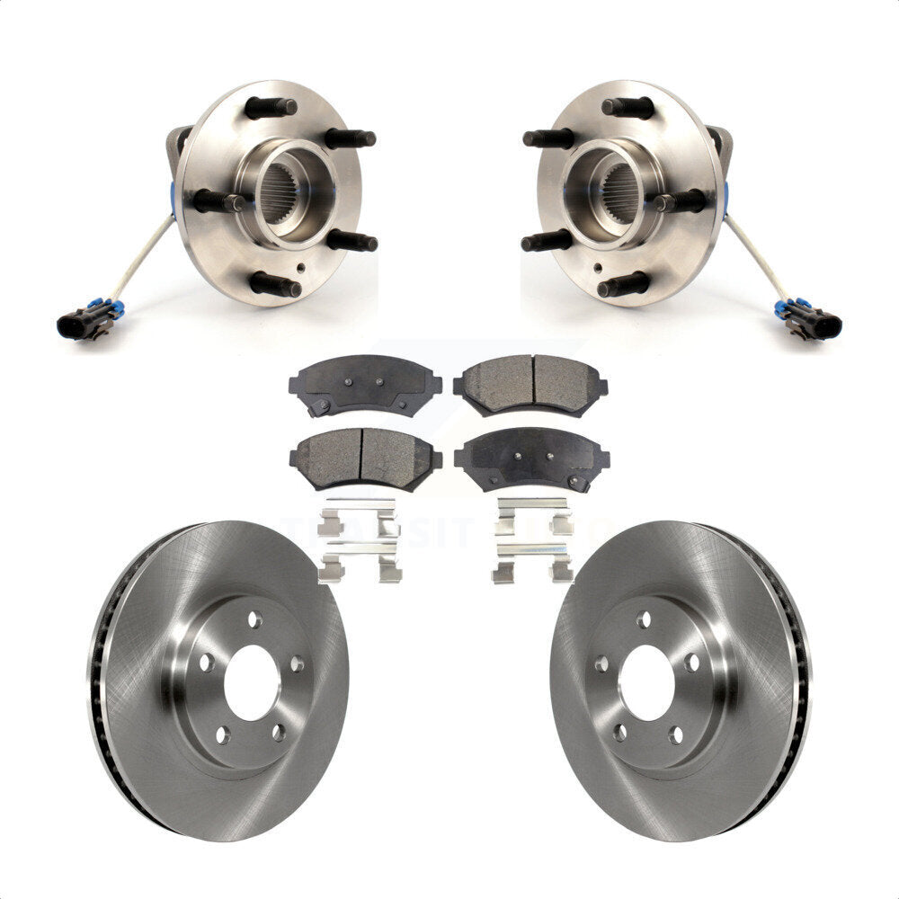 Kit de Rotor et de plaquettes de frein, roulement de moyeu avant, pour Chevrolet Impala Buick LeSabre Mont