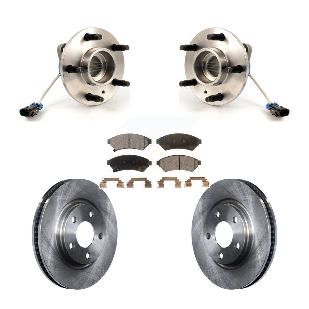 Kit de plaquettes de Rotor de frein à disque, roulement de moyeu avant, pour Buick Pontiac LaCrosse Grand Pri