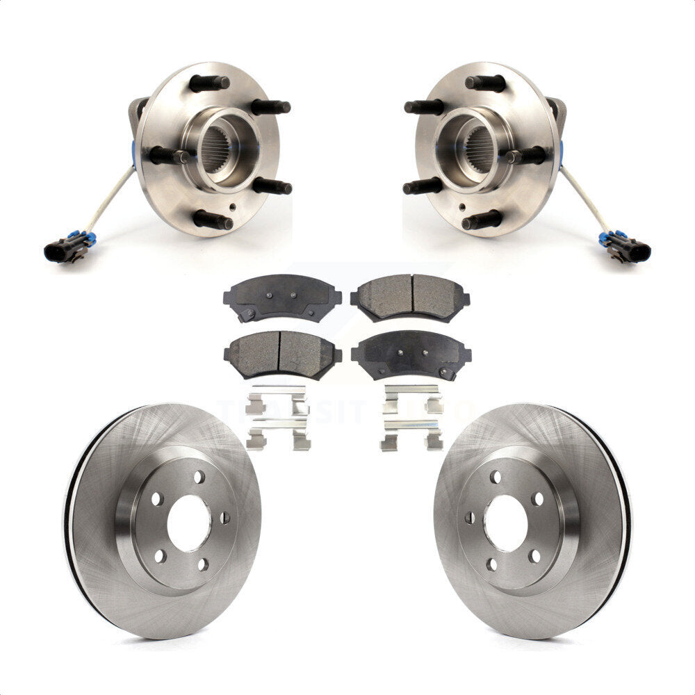 Kit de Rotor et de plaquettes de frein, roulement de moyeu avant, pour Chevrolet Impala Buick LeSabre Mont