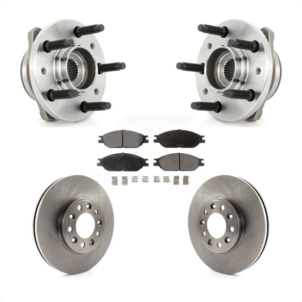 Kit de plaquettes de Rotor de frein à disque, ensemble de roulements de moyeu avant pour Ford Windsta 1999 – 2003