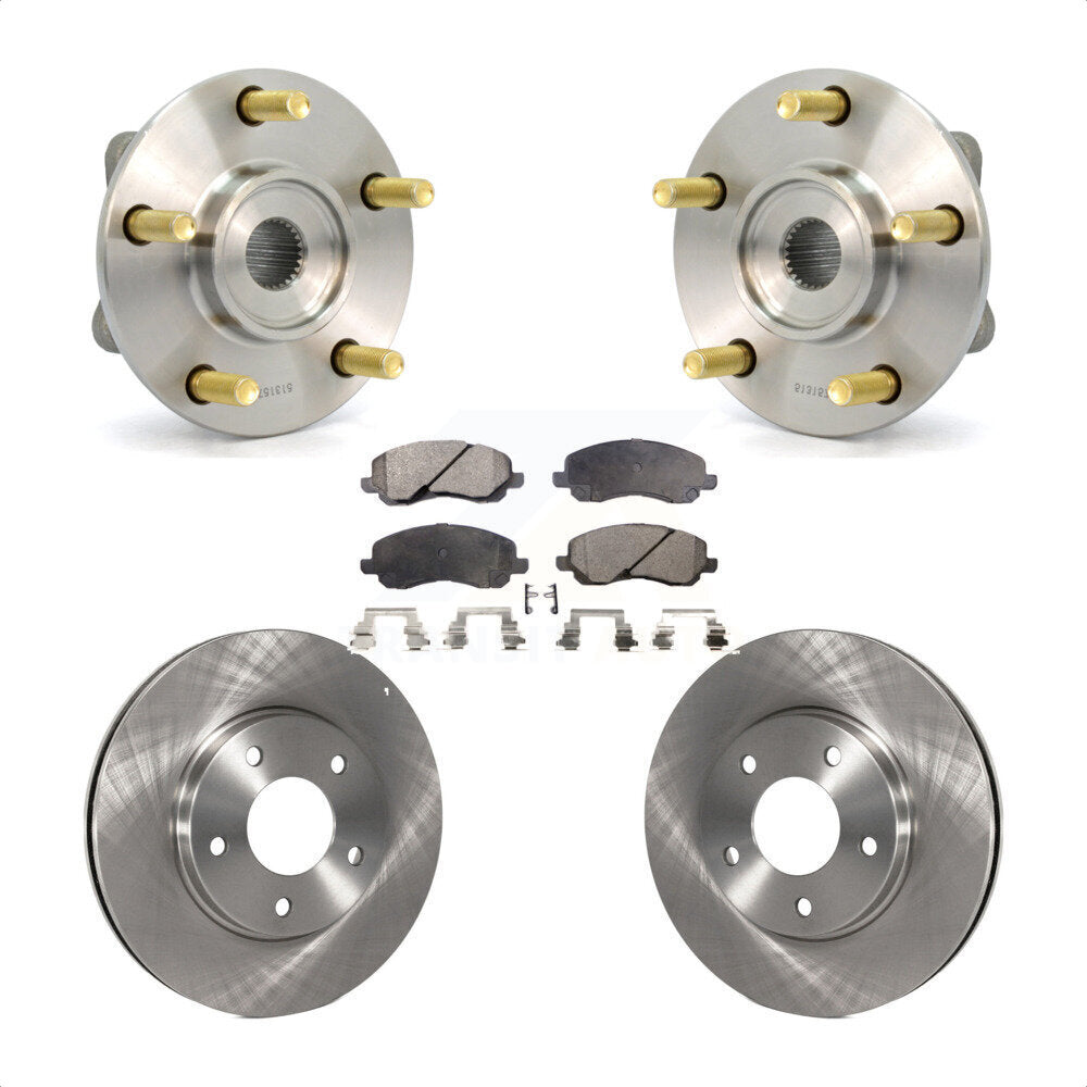 Kit de Rotor et plaquettes de frein, roulement de moyeu avant, pour Chrysler Sebring Mitsubishi Eclips