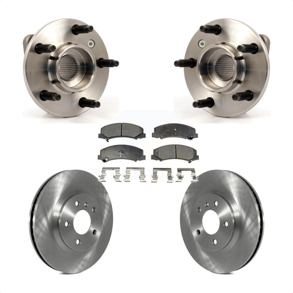 Kit de Rotor et de plaquettes de frein, roulement de moyeu avant, pour Chevrolet Impala Monte Carlo non AB