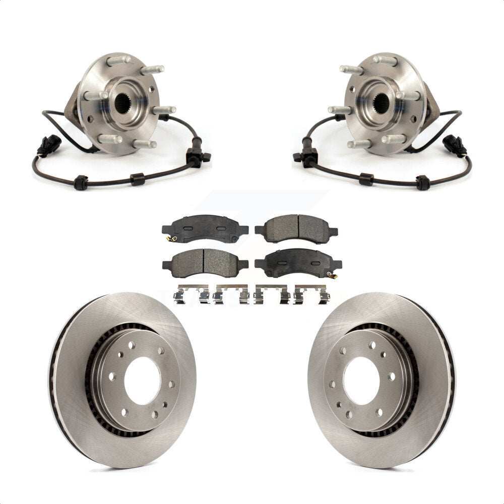 Kit de plaquettes de Rotor de frein, roulement de moyeu avant, pour Chevrolet Trailblazer GMC envoyé Buic