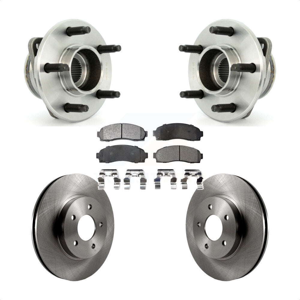 Kit de Rotor et de plaquettes de frein, roulement de moyeu avant, pour Saturn Vue Pontiac Torrent Chevrole