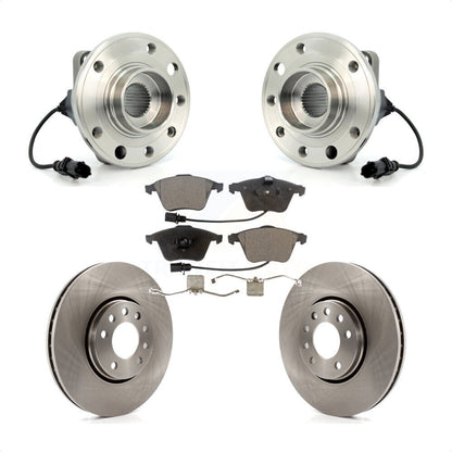 Kit de rotors de frein à disque et de plaquettes en céramique, ensemble de roulements de moyeu avant pour Saab 9-3X