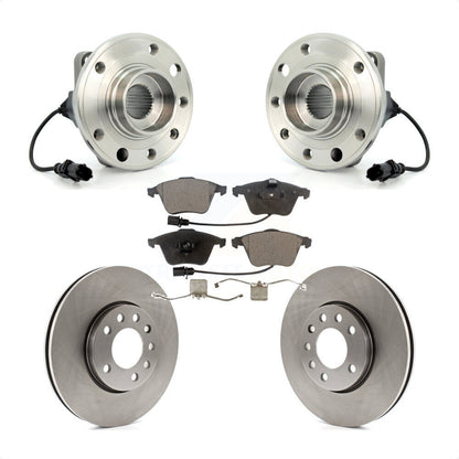 Kit de rotors de frein à disque et de plaquettes en céramique, ensemble de roulements de moyeu avant pour Saab 9-3X