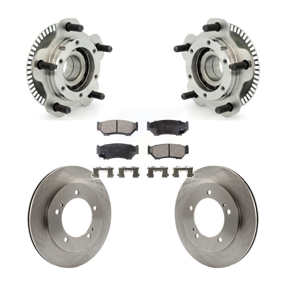 Kit de Rotor et de plaquettes de frein à disque, roulement de moyeu avant, pour Chevrolet Tracker Suzuki Vitar