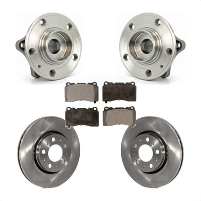 Ensemble de roulement de moyeu avant, Rotor de frein à disque et Kit de plaquettes pour Volvo V70 2005 – 2007