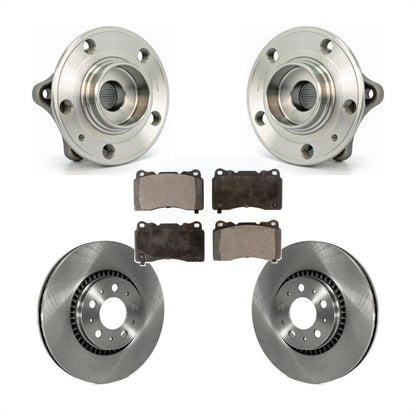 Ensemble de roulement de moyeu avant, Rotor de frein à disque et Kit de plaquettes pour Volvo V70 2005 – 2007