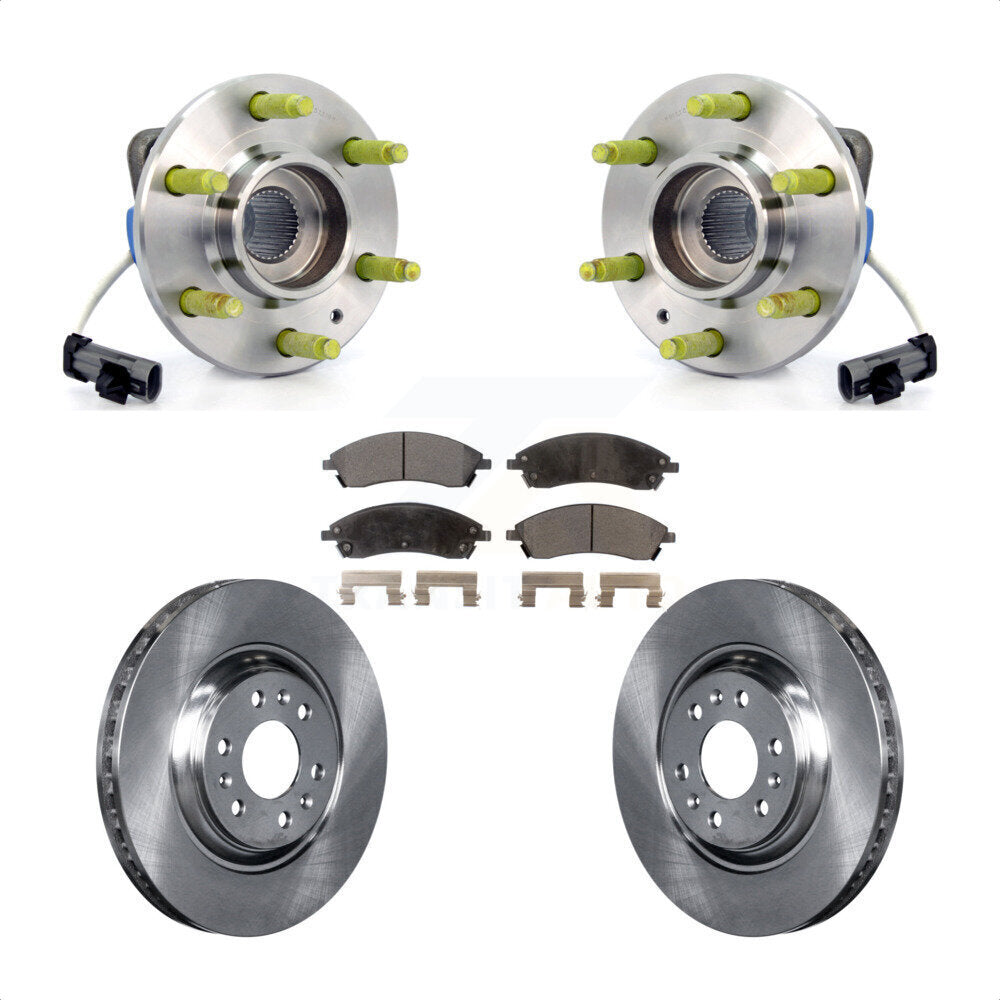 Kit de rotor et de plaquettes de frein, ensemble de roulements de moyeu avant, pour Cadillac SRX AW 2004 – 2009