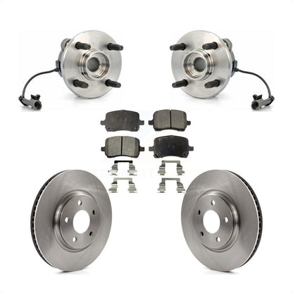Kit de plaquettes de Rotor de frein, roulement de moyeu avant, pour Saturn Ion 2004 – 2007, avec roue à 4 écrous