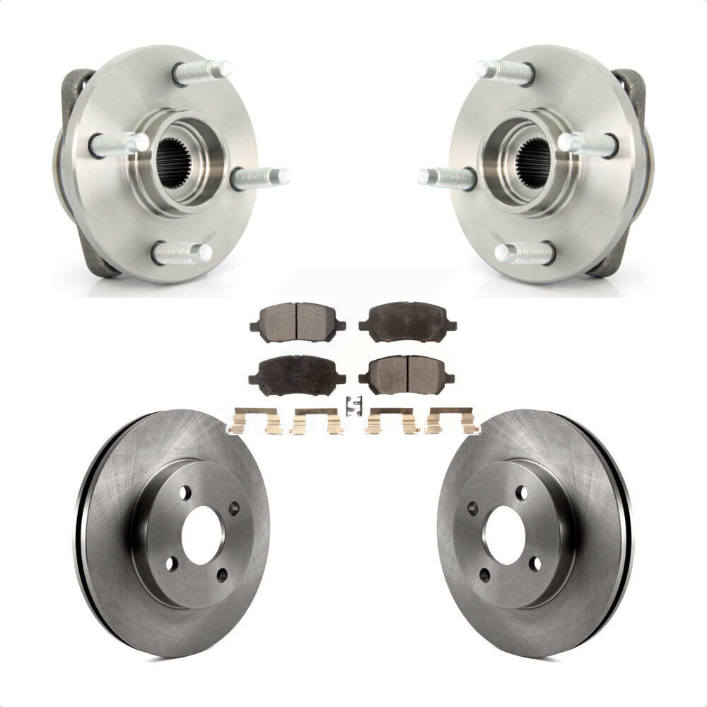 Kit de plaquettes de Rotor de frein, roulement de moyeu avant, pour Chevrolet Cobalt Pontiac G5 Saturn Io